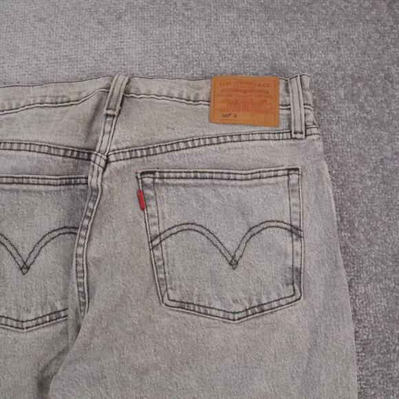 Levi's 501 Red Tab 26x28 Inseam 27 Gray Denim Jeans - Picture 13 of 13